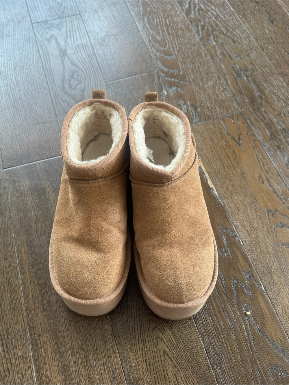 Platform Beige Uggs
